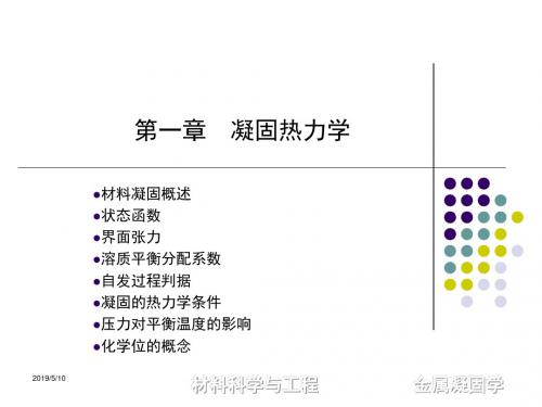 第一章凝固热力学