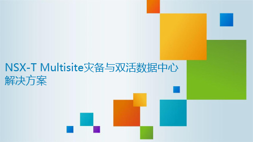 NSX-T-Multisite灾备与双活数据中心解决方案