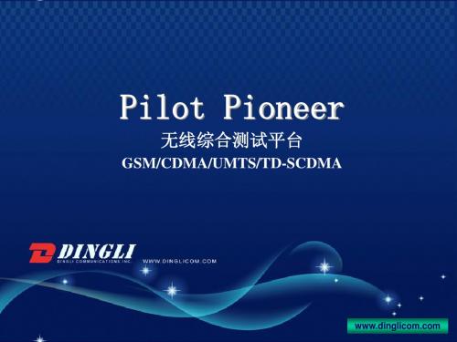 鼎力-Pioneer操作培训PPT(CDMA)