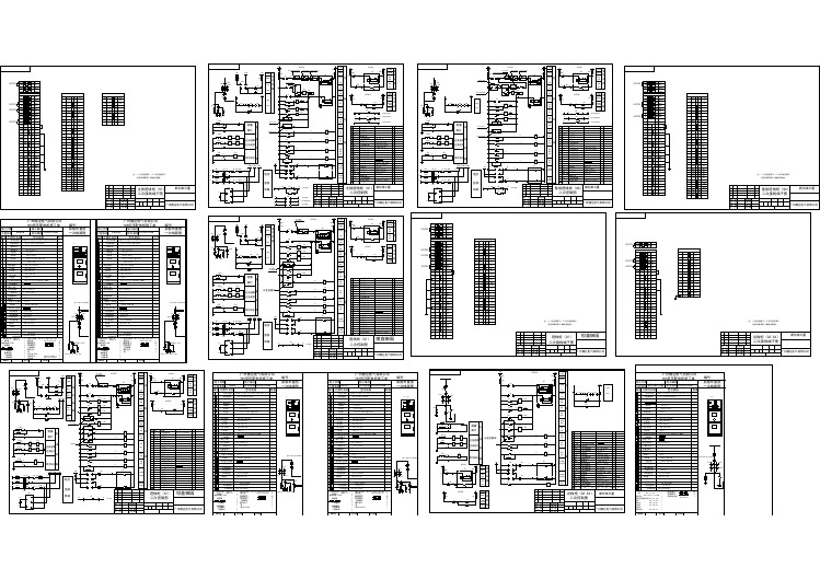 某公司10KV高压柜二次系统电气cad原理图