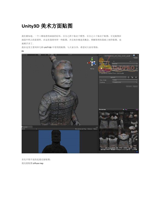 unity3d贴图说明