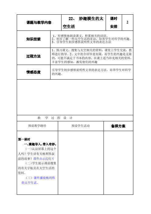 22、 妙趣横生的太空生活