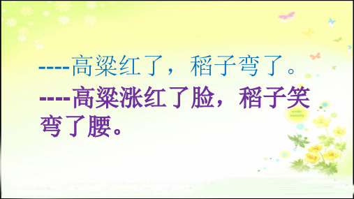 六年级下册语文课件小升初常用修辞手法复习全国通用(共43张PPT)