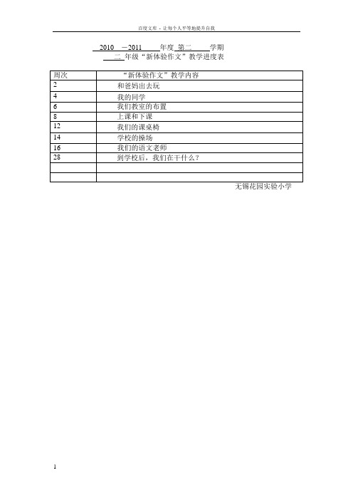 二年级下快乐作文教案