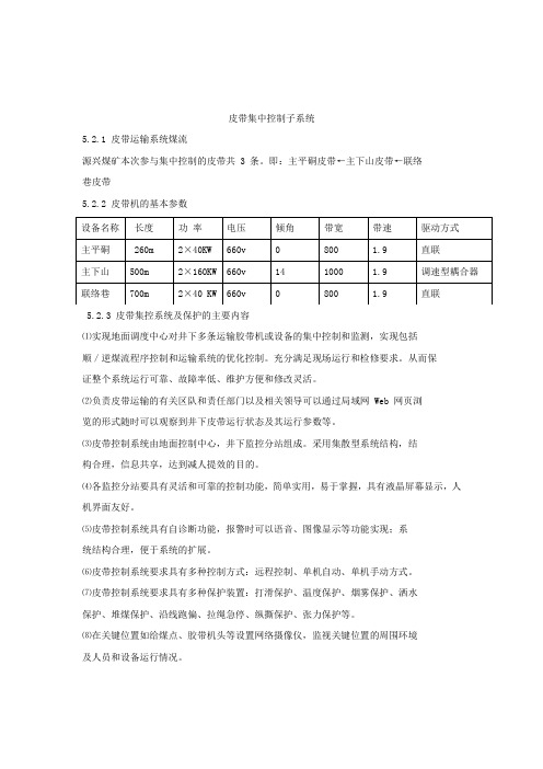 皮带集中控制子系统