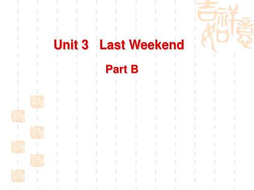 小学六年级下册英语课件 Last_weekend_课件