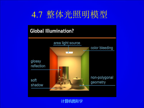 计算机图形学第10讲整体光照明模型精选全文
