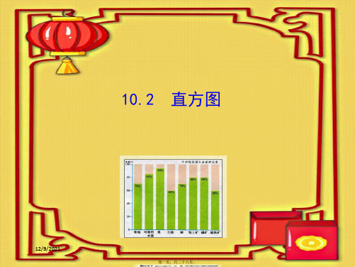 七年级数学下册 第十章 数据的收集、整理与描述 10.2 直方图教学课件1下册数学课件