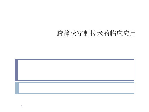 腋静脉穿刺-文档资料