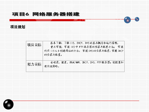 项目6 网络服务器搭建