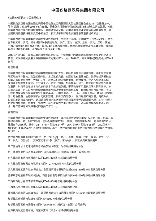 中国铁路武汉局集团有限公司