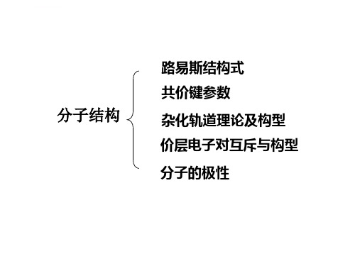 化学竞赛分子结构ppt课件