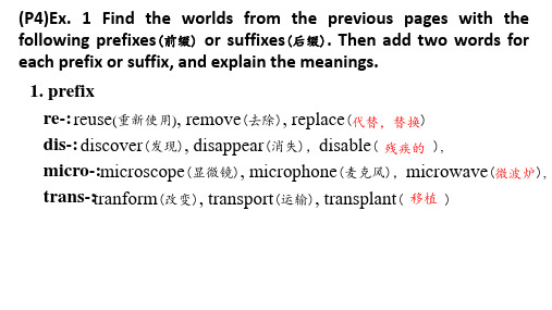 人教版(2019)选择性必修二Unit 1 Learning About Language