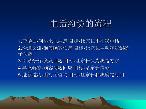 外呼电话邀约技巧_PPT幻灯片