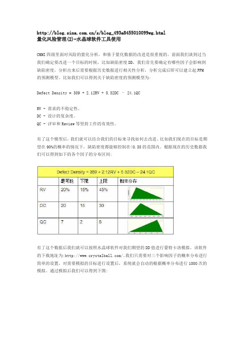 量化风险管理(2)-水晶球软件工具使用