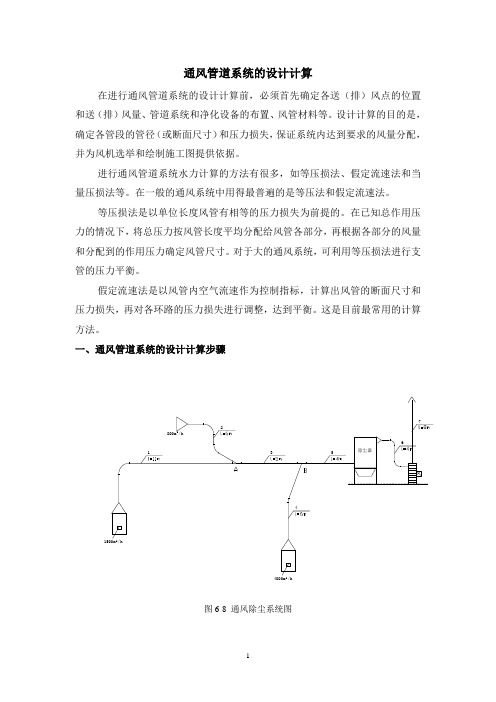 通风管道设计计算