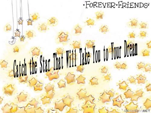 Catch the star that will take you to your dream