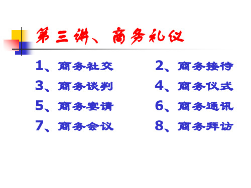 商务拜访礼仪课件(PPT 59页)