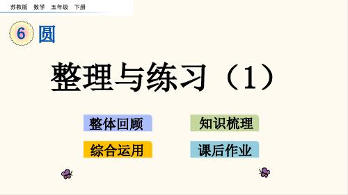 59.苏教版五年级数学下册6.11 整理与练习(1)(优质课件)