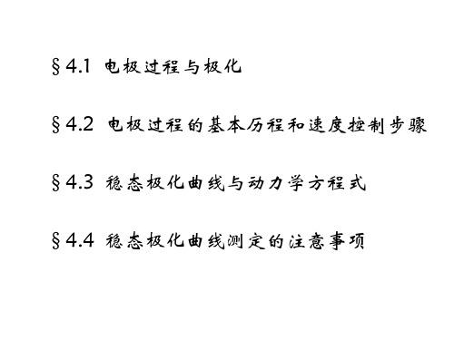 电化学极化ppt课件