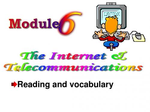 高一英语外研版必修1 Module 6 The Internet and Telecommunications reading比赛课件