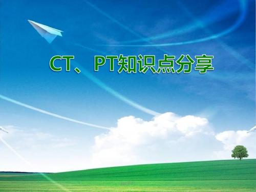 CT、PT知识点分享  ppt课件