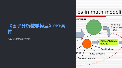 《因子分析数学模型》课件