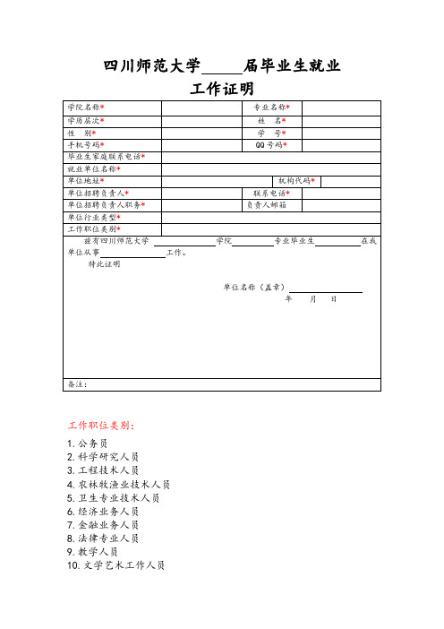 四川师范大学届毕业生就业