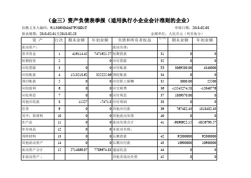 2负债表(1)