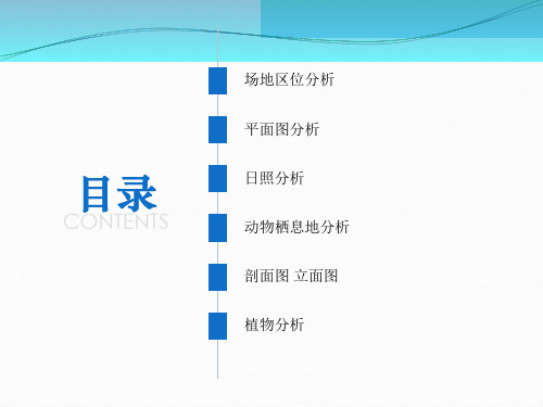 景观设计分析图制作PPT课件