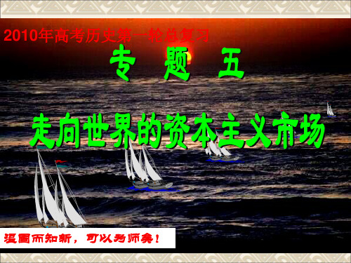 5、走向世界的资本主义市场(1)