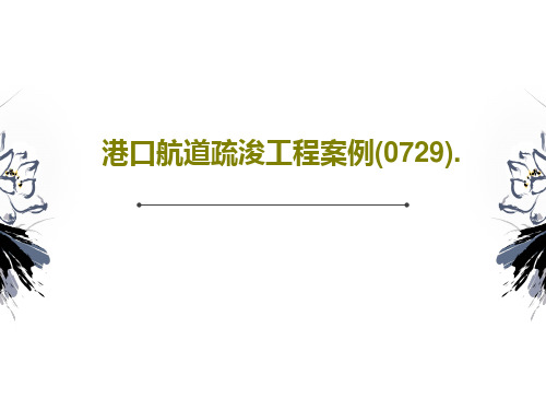 港口航道疏浚工程案例(0729).共34页文档