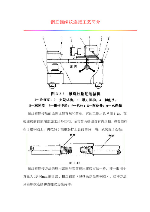 锥螺纹连接技术