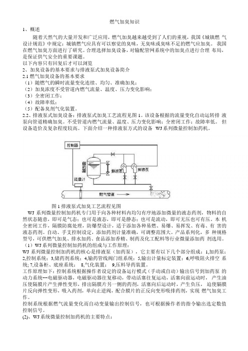 燃气加臭知识