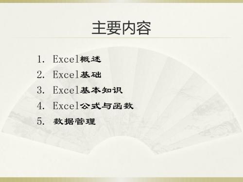 Excel入门篇PPT课件