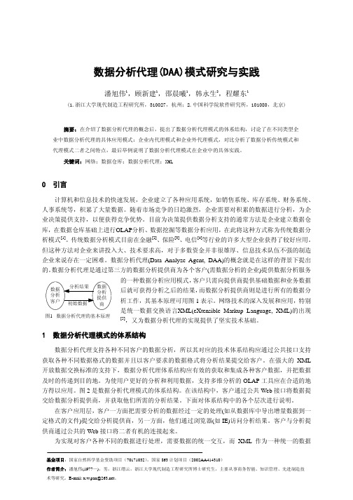 数据分析代理(DAA)模式研究与实践
