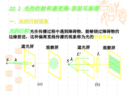 高中物理 光的衍射和惠菲定理