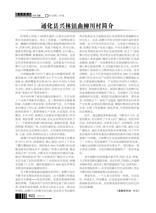 通化县兴林镇曲柳川村简介