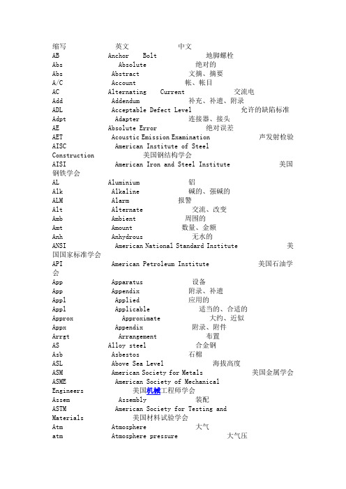 容器 英文缩写