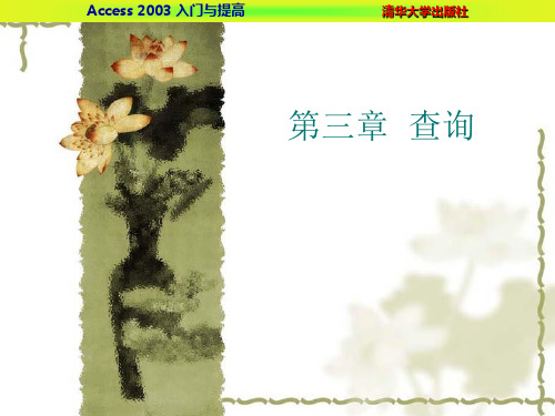 ACCESS2003所有ppt第3章 1,2,3(9)