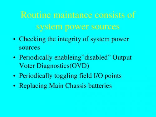 maintance