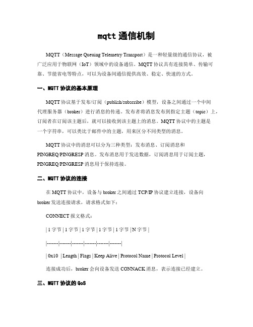 mqtt通信机制