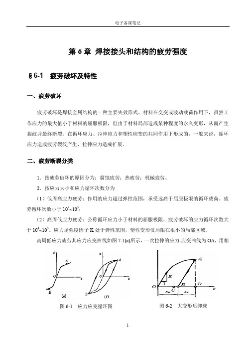 焊接结构的疲劳强度