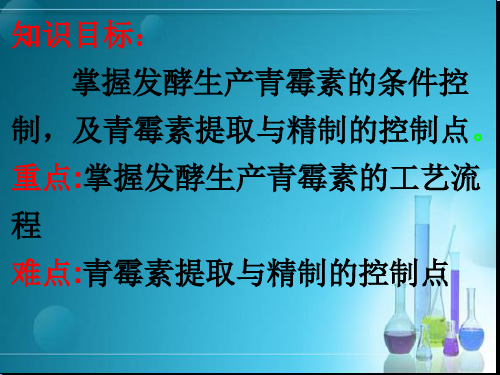 青霉素的生产工艺流程