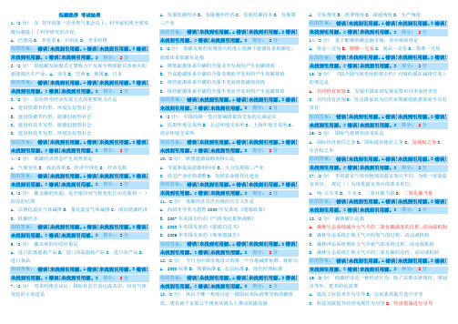 2013广西低碳经济公需科目考试题库(较全整版) (1)