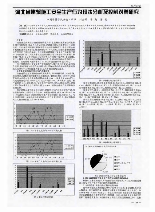 河北省建筑施工安全生产行为现状分析及控制对策研究