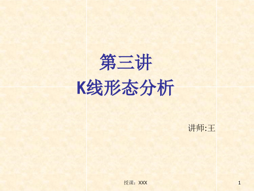 K线形态分析PPT课件