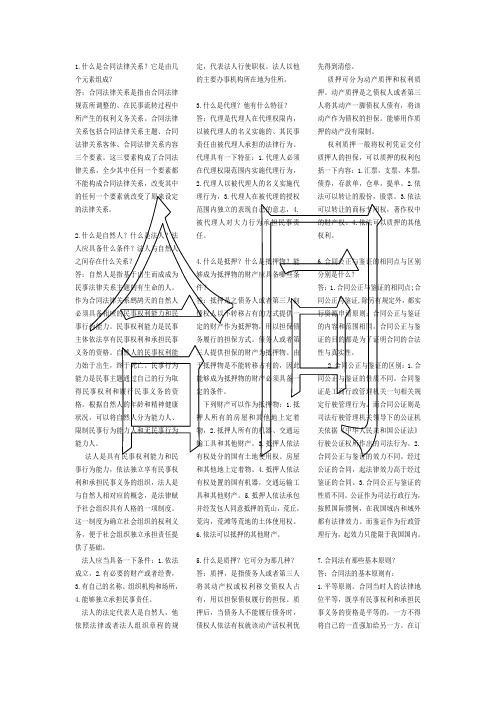 监理工程师小抄(合同+概论)