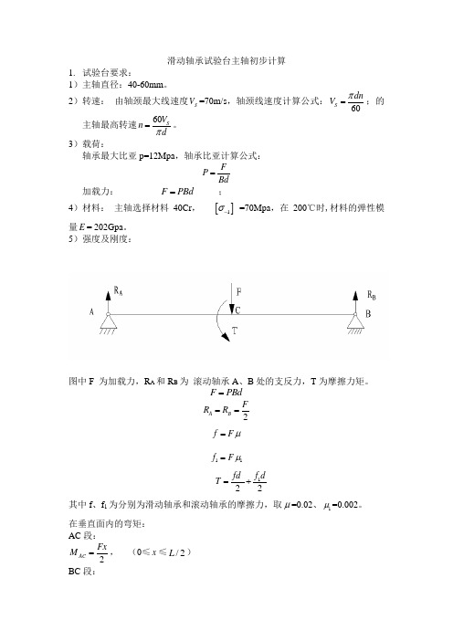 滑动轴承试验台