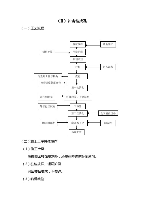 (完整版)冲击钻施工方案